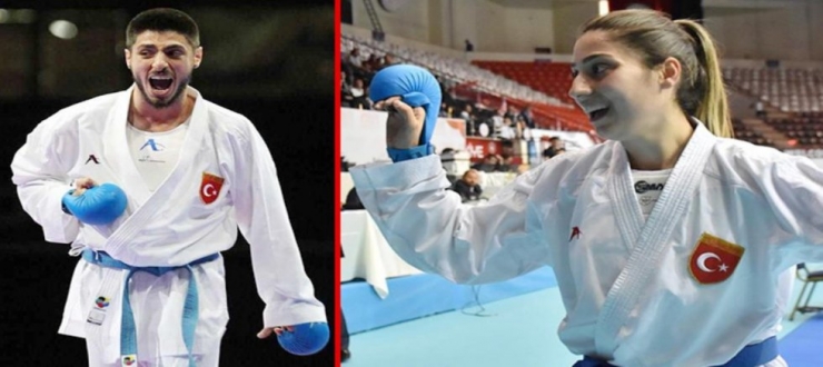 Avrupa Büyükler Karate Şampiyonası'nda Eltemur Kardeşler Altın Madalya Kazandı