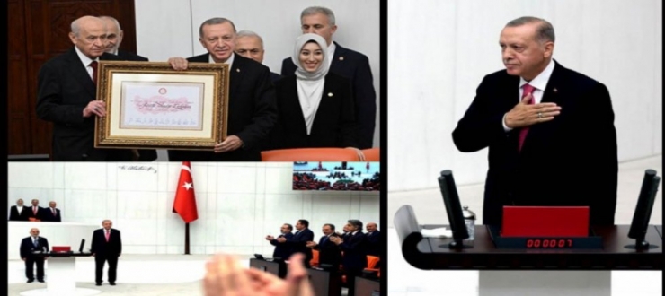 Cumhurbaşkanı Erdoğan, TBMM Genel Kurulu'nda Yemin Ederek Göreve Başladı