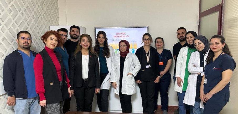 GAÜN Hastanesi’nde “1 Aralık Dünya AIDS Günü” Etkinliği Düzenlendi