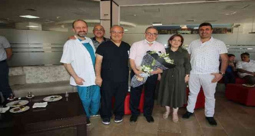 GAÜN Hastanesi'nde Prof. Dr. Avni Gökalp için emeklilik töreni düzenlendi