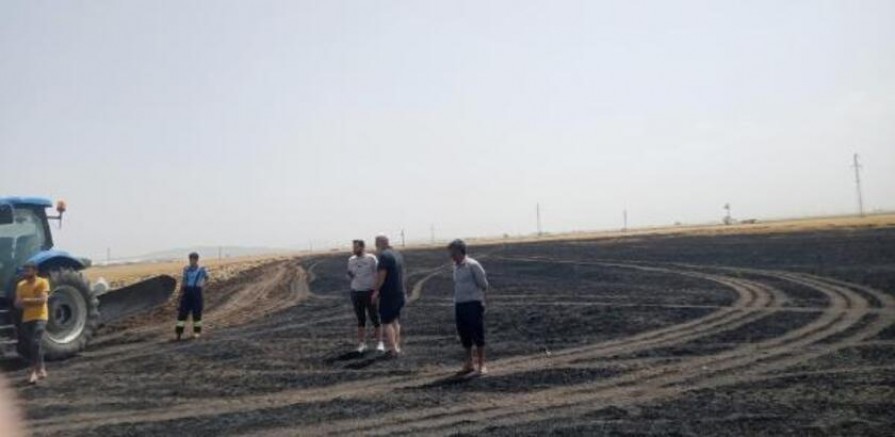 Gaziantep’te 40 dönüm ekili buğday  yandı