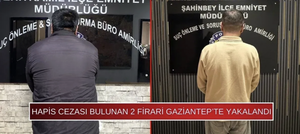 Gaziantep’te aranan iki hükümlü yakalandı