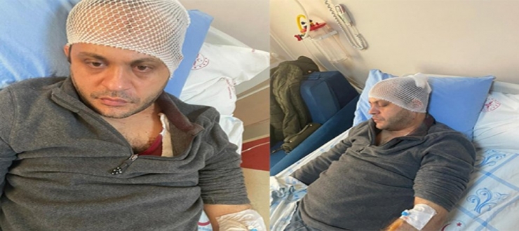 Gaziantep'te hasta yakınından doktora mermerli saldırı