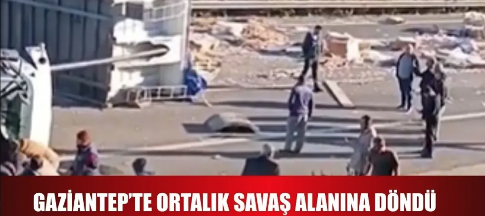 Gaziantep’te Otoyol Kilitlendi!