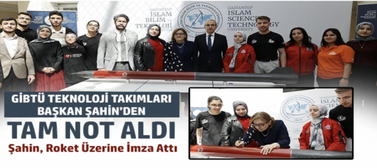 GİBTÜ Teknoloji Takımları Başkan Şahin’den Tam Not Aldı