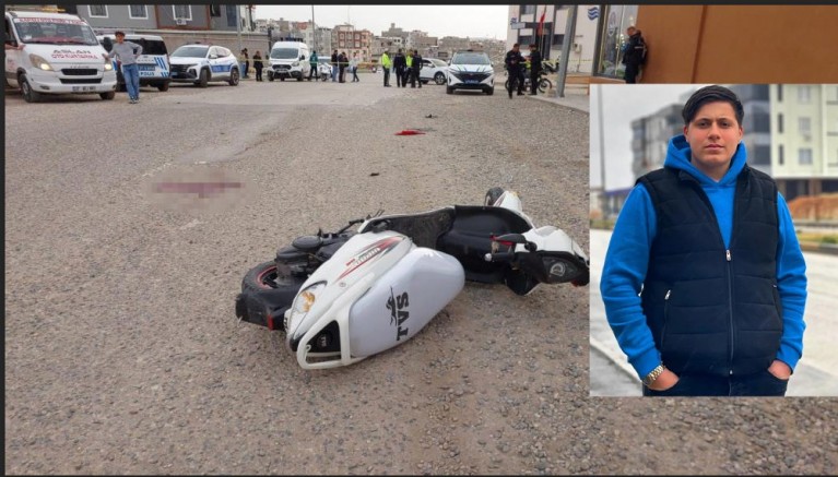 Hafif ticari araçla çarpışan motosikletli hayatını kaybetti