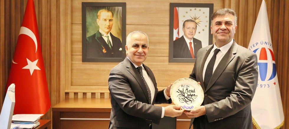 İKSAD BAŞKANI EMEK’TEN GAÜN REKTÖRÜ DOĞAN’A ZİYARET