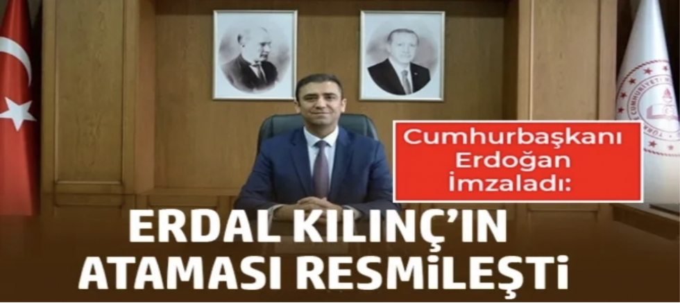 Dr. Erdal Kılınç’ın Yeni Görevi Resmi Gazete’de Yayımlandı