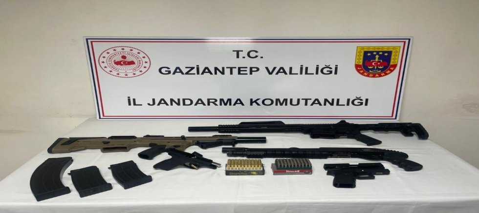 Gaziantep'te 23 adet ruhsatsız silah ele geçirildi: 19 gözaltı