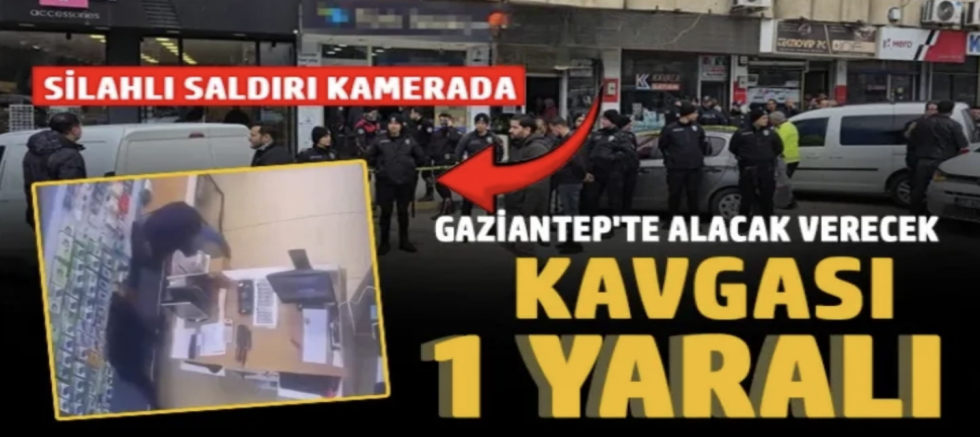 Gaziantep'te alacak verecek kavgası: 1 yaralı