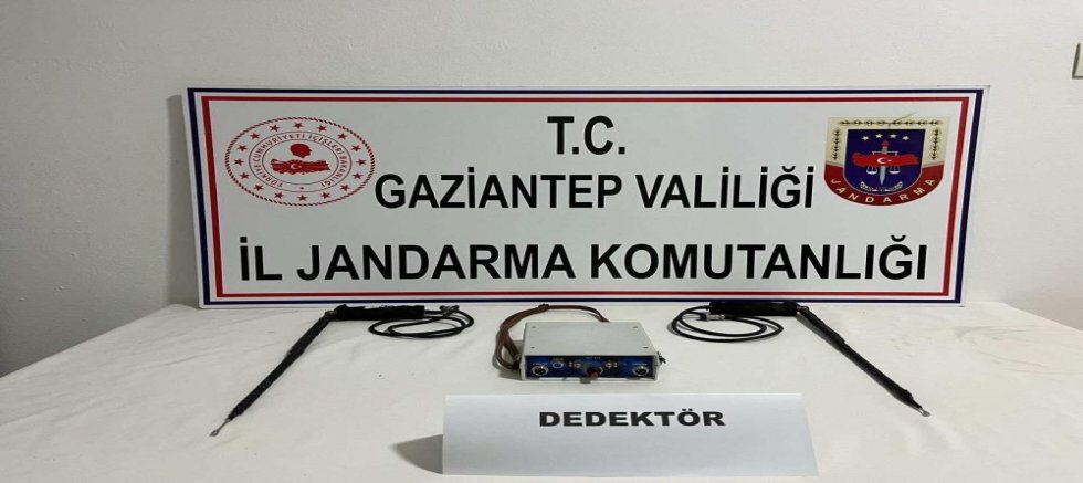 Gaziantep'te kaçak kazı yapan 3 şahıs suçüstü yakalandı