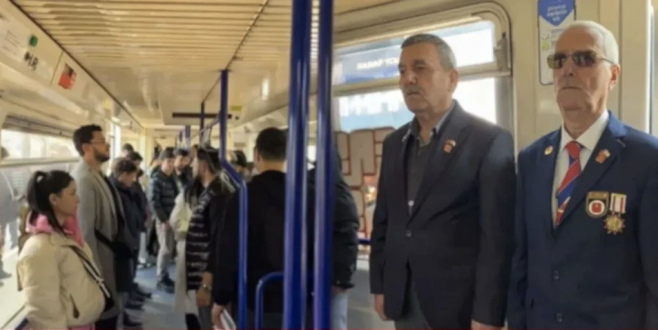 Gaziantep’te tramvayda herkes ayağa kalktı!