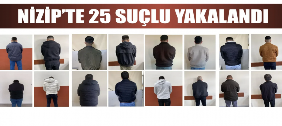 Nizip'te suçlulara geçit yok!