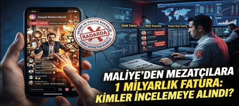 Sosyal Medya Mezatçıları Maliyenin radarına takıldı! 500 Milyon TL'lik vergi şoku!