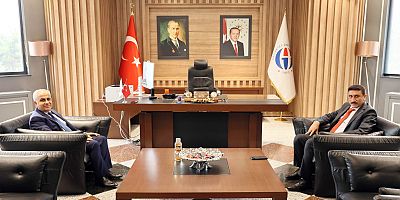 7 Aralık Üniversitesi Rektörü Akman’dan Rektör Doğan'a ziyaret