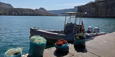 Ağ ile avlanma yasağına uymayan şahsı jandarma yakaladı