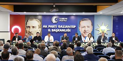AK PARTİ GAZİANTEP TEŞKİLATI MAHALLE TEMSİLCİLERİ TOPLANTISINDA BİR ARAYA GELDİ