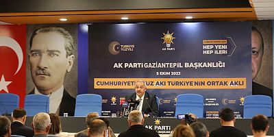 AK Parti İl Başkanı Murat Çetin, Türkiye Yüzyılı için hep ileri