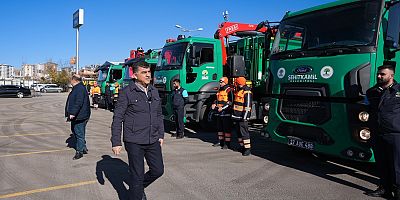 BAŞKAN FADILOĞLU, HİZMET FİLOSUNA EKLENEN YENİ ARAÇLARI İNCELEDİ