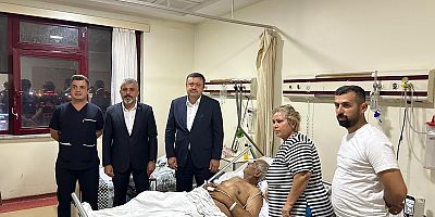 Başkan Fedaioğlu’ndan Hastane Ziyareti