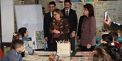 BAŞKAN ŞAHİN’DEN YARIYIL TATİLİ ATÖLYELERİNE ZİYARET