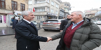BAŞKAN TAHMAZOĞLU ESNAFI ZİYARET ETTİ