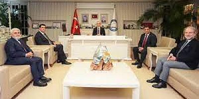 Başkan Yılmaz'dan Başkan Tahmazoğlu'na Ziyaret