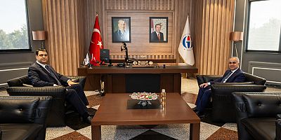 Başkan Yılmaz’dan Doğan ve Türkçüoğlu’na hayırlı olsun ziyareti