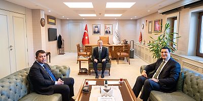 BAŞKAN YILMAZ’DAN VALİ ÇEBER’E ZİYARET