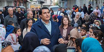 Başkan Yılmaz’ın mahalle ziyareti mitinge dönüştü