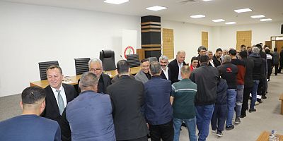 Belediye Başkanı Doğan, personelleriyle bayramlaştı