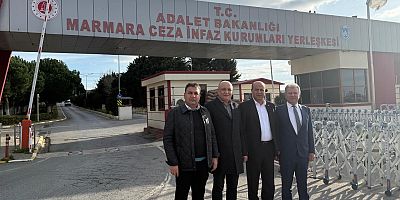 CHP İL BAŞKANI VAKKAS ACAR, SİLİVRİ’DE EKREM İMAMOĞLU’NU ZİYARET ETTİ