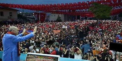 Cumhurbaşkanı Tayyip Erdoğan, Gaziantep'te Halk Buluşması katıldı