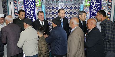 Doğan bayramlaşma programına katıldı