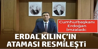 Dr. Erdal Kılınç’ın Yeni Görevi Resmi Gazete’de Yayımlandı