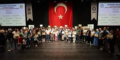 Evlilik okulunu tamamlayan 481 çift sertifikalarını aldı