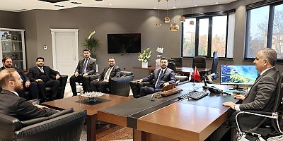 GAGİAD YÖNETİM KURULU GAÜN REKTÖRÜ DOĞAN’I ZİYARET ETTİ