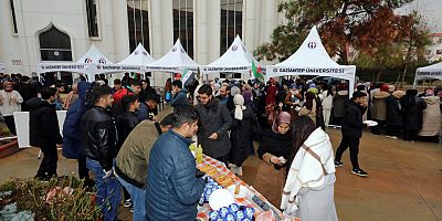 GAÜN’lü öğrenciler Gazze için yardım düzenledi