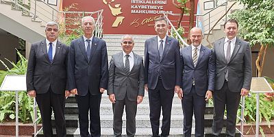 GAÜN REKTÖRÜ DOĞAN’A GSO YÖNETİM KURULU’NDAN ZİYARET