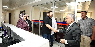 GAÜN Rektörü Doğan, Kök Hücre ve Hücre Merkezi’nde İncelewmwlerde Bulundu