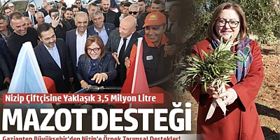 Gaziantep Büyükşehir'den Nizip'e örnek tarımsal destekler