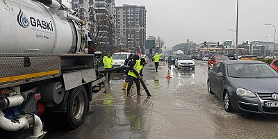  GAZİANTEP BÜYÜKŞEHİR, SAĞANAK YAĞIŞTA TAM KADRO SAHADA!