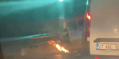 Gaziantep Çevre Yolu Çıkışında Tehlike