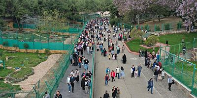 Gaziantep Doğal Yaşam Parkı'nı yılbaşından bu yana 2 buçuk milyon kişi gezdi
