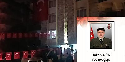 Gaziantep’e şehit ateşi düştü