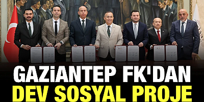 Gaziantep FK’dan dev sosyal proje