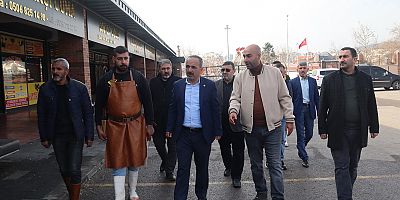Gaziantep HÜDA PAR il Başkan yardımcısı iş yerlerinin tahliye edilmesini istemeyen esnafın sorunlarını dinledi