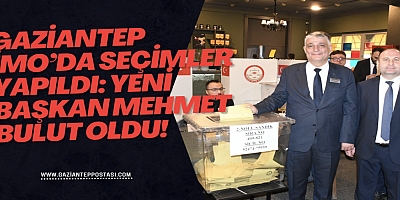Gaziantep İMO’da seçimler yapıldı: Yeni başkan Mehmet Bulut oldu!