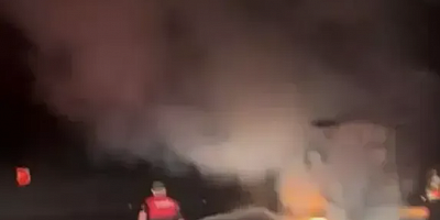 Gaziantep istikametinde tehlike: Alev alan Tanker korkuttu!