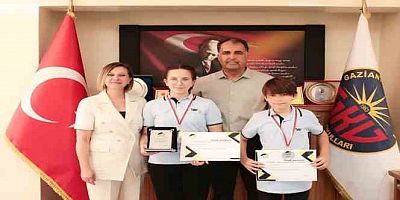 Gaziantep Kolej Vakfı Özel Ortaokulu Öğrencilerinden Türkiye Başarısı